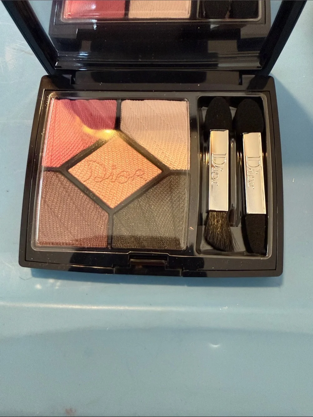 Dior 5-Color Eyeshadow Palette — Pink, Peach & Neutral Browns